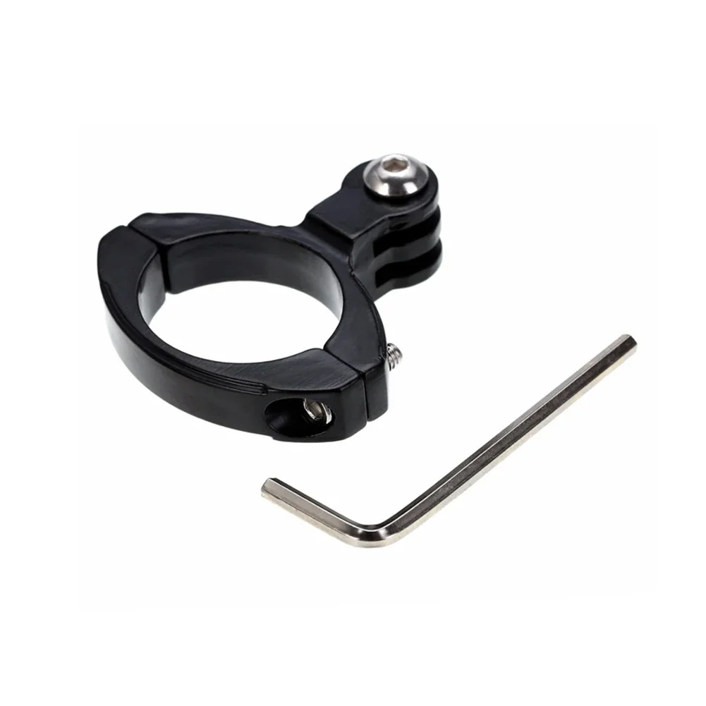 1PC O-Type Action Camera Bike Tube Stand 31.8MM Aluminum Alloy Bike Clip For GoPro Hero3/4/5