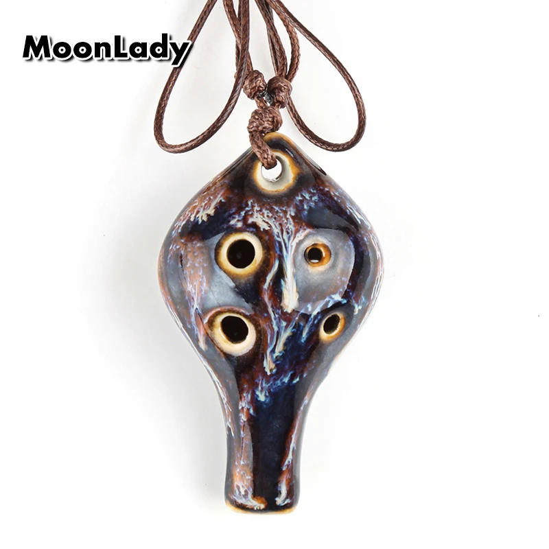 MoonAngel Special Colorful 6 Holes Ocarina New Alto C Ocarina in Special Style Suitable for Children Woodwind Musical Instrument image 4