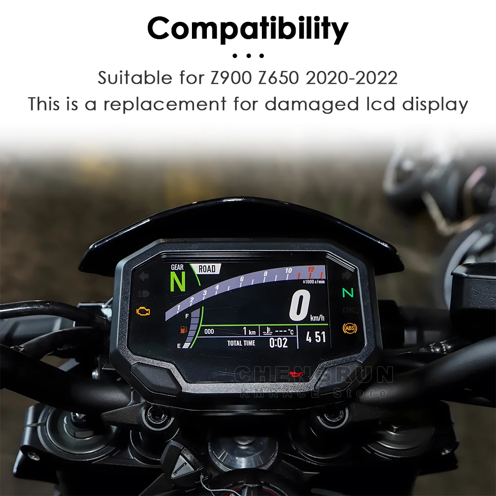 Motorcycle LCD Display TFT Screen For Kawasaki Z900 Z650 Ninja
