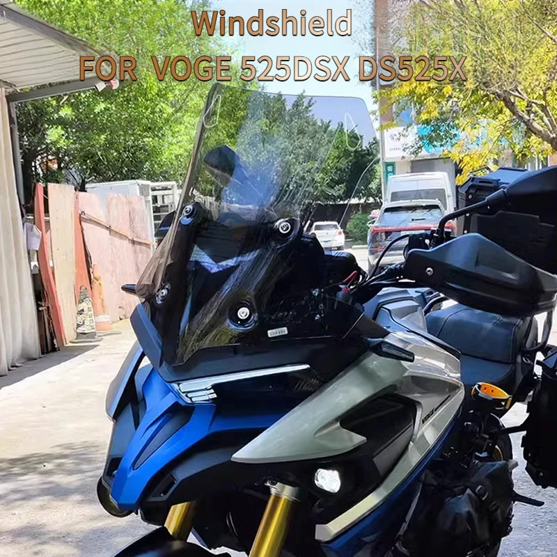 

Longxin motorcycle is suitable for VOGE Valico DS 525X windshield 2022 2023 DS525X sport height and width windshield deflector