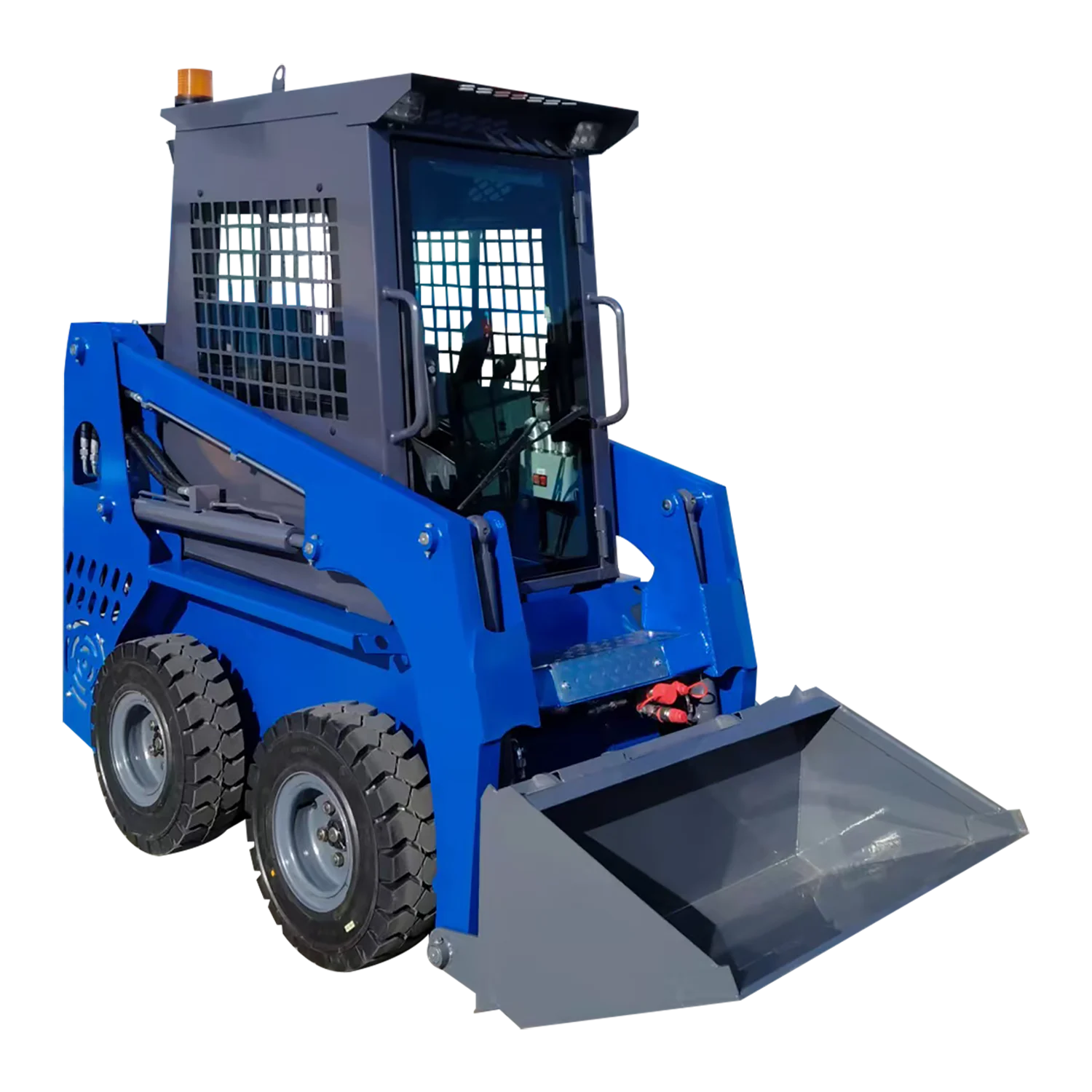

Nicosail skid steer loader JC25 hydraulic 380kg load, suitable for small-scale farm construction projects