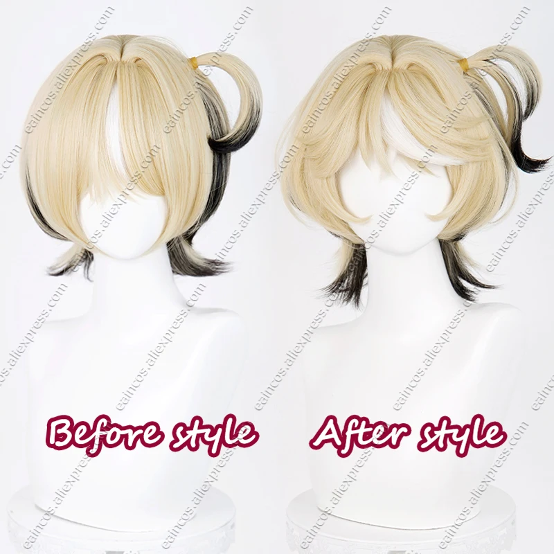 IDV Mechanic Tracy Reznik Cosplay Wig Lock Core 35cm Mixed Color Heat Resistant Synthetic Hair