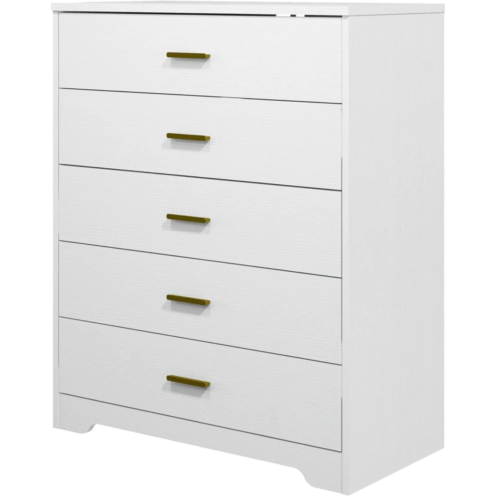 US Dresser for Bedroom with 4/5 Drawers, Wooden Chest of Drawers, Storage Organizer Unit Dressers for Bedroom, Living Room