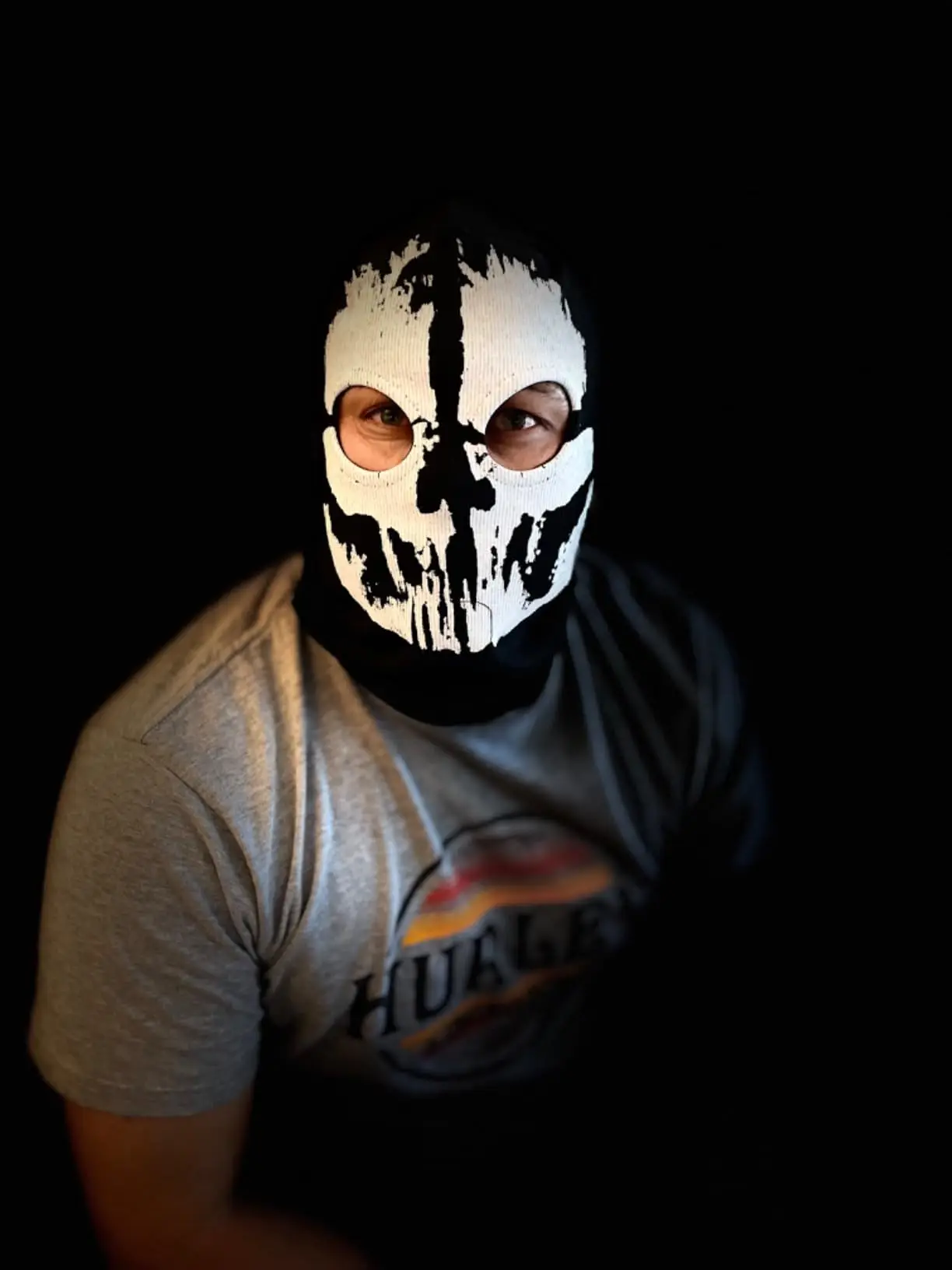 Balaclava Hood Cowl Winter Cyberpunk Ghost Mask Scary Skeleton Skull Death Balaclava Face Mask for Halloween Cosplay Costume
