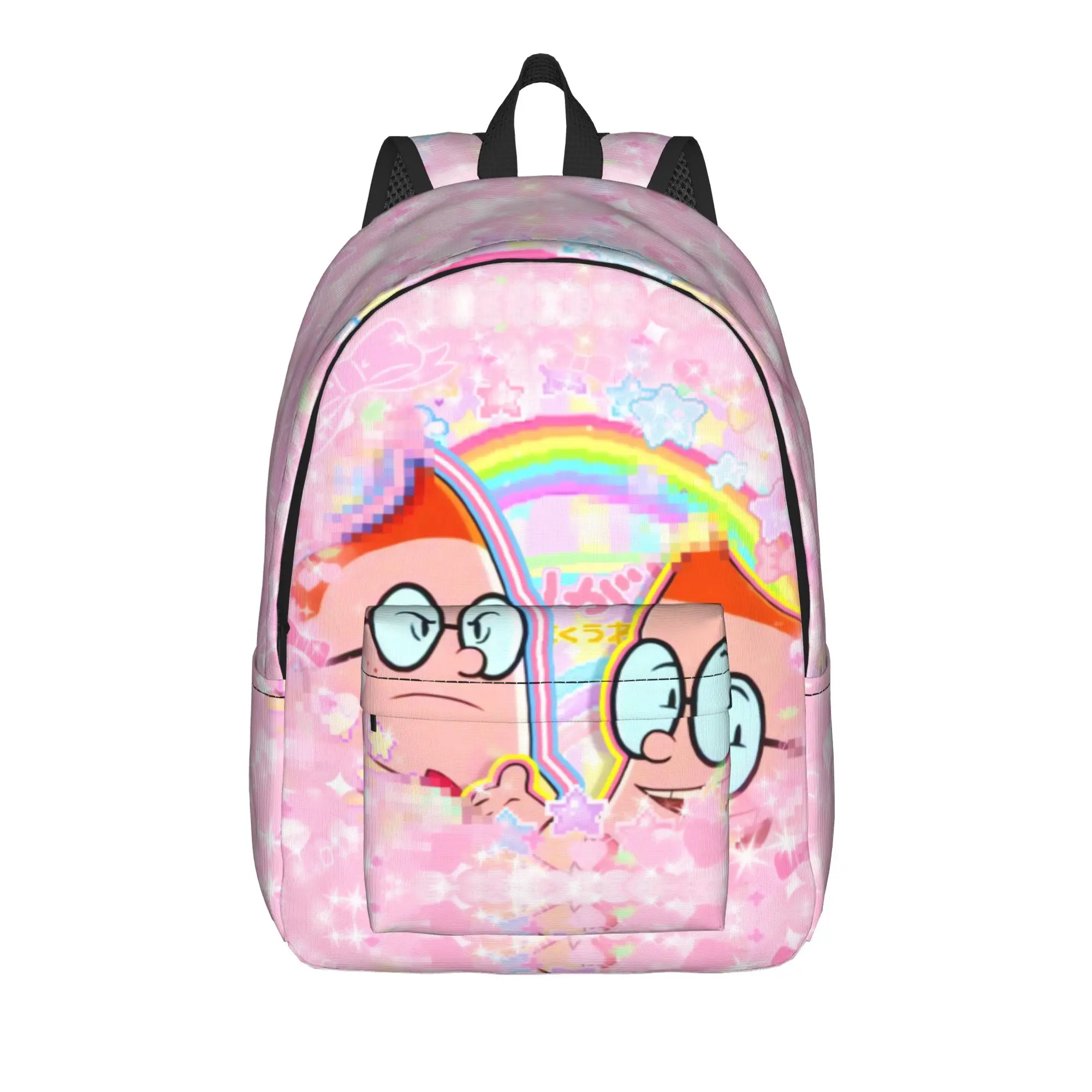 Captain Underpants Backpack  Boy Polyester Daily Backpacks Print Kawaii School Bags Rucksack