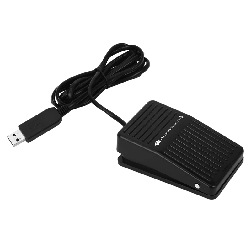 Pedal de teclado con interruptor de pie USB para PC