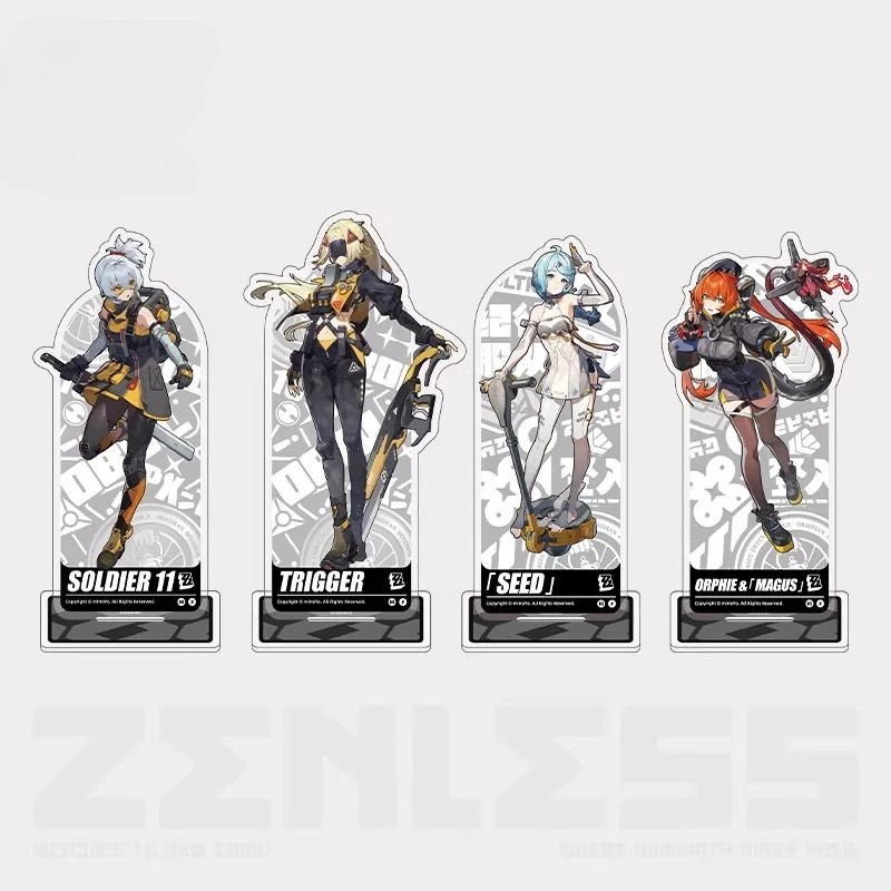 

Zenless Zone Zero Illustration Series Acrylic Stand Obols Squad Anime Game Character Display Collection Figure Desktop