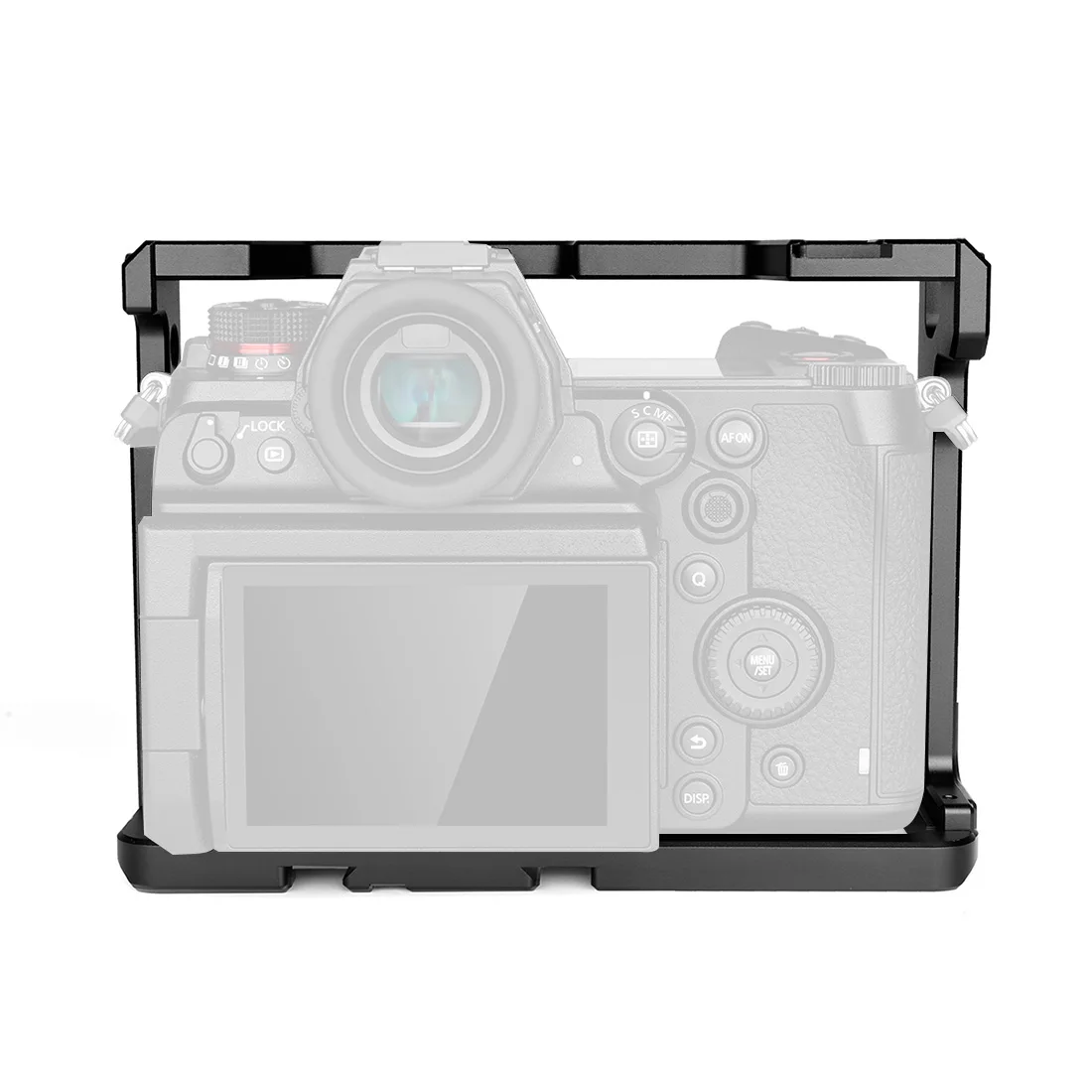 Kamerakäfig-Rig-Schutz für Panasonic Lumix DC-S1 S1 S1R S1H / Lumix S5 Kaltschuhhalterung für Mikrofon-Lichtverlängerungshalter-Set – Detail 10
