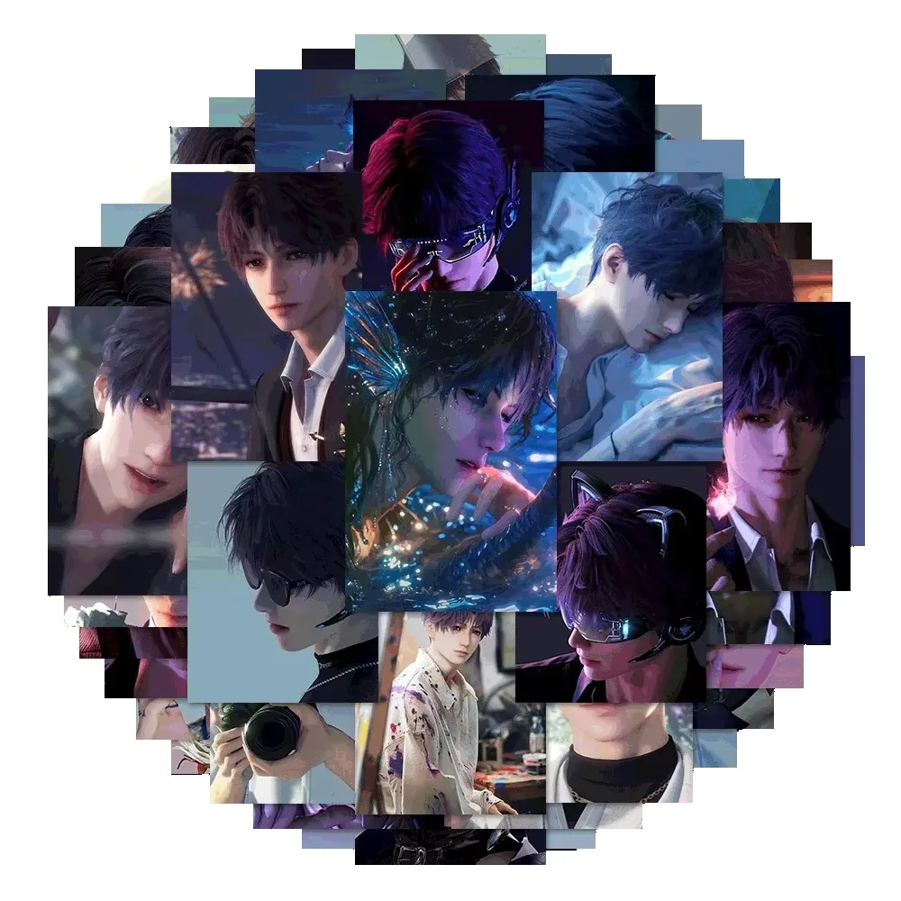 63 قطعة لعبة الكرتون الحب والفضاء العميق الكتابة على الجدران ملصقات وسيم بوي تشى يو رافاييل لتقوم بها بنفسك الهاتف سكيت دفتر