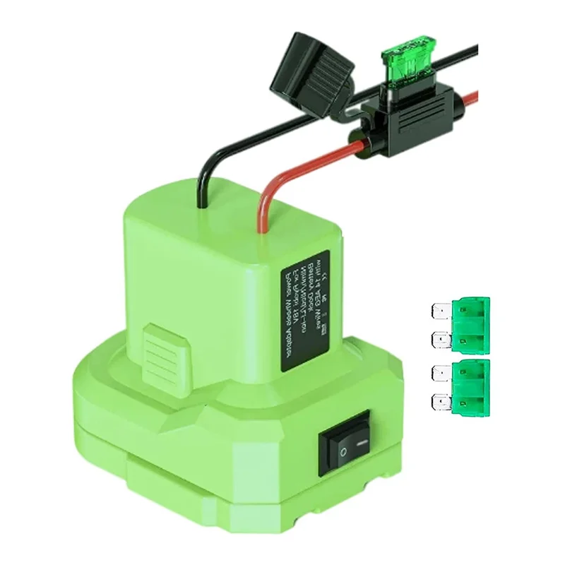 

Адаптер для батареи Ryobi 18 В, адаптер для Power Wheels, комплект для переоборудования батареи 18 В с переключателем, для игрушечных батарей своими руками