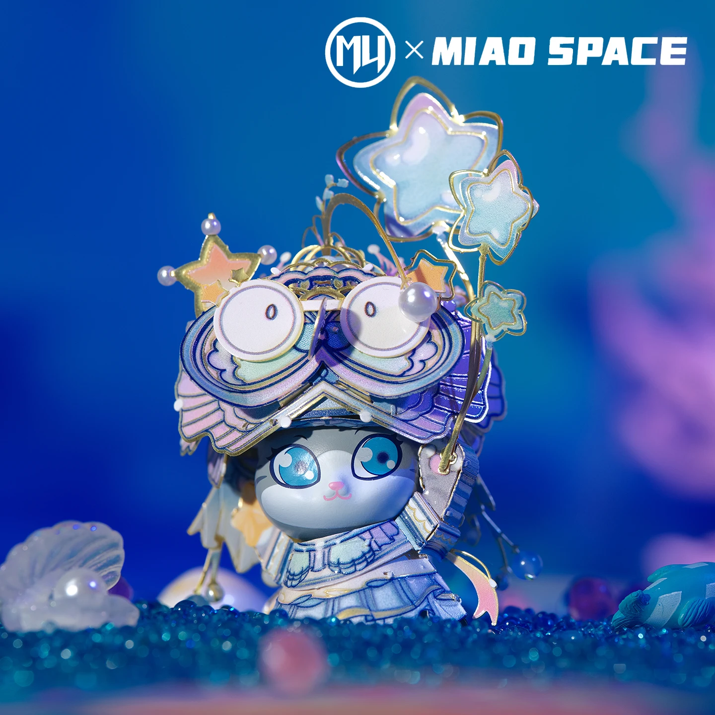 MU Miao Xiaoyu 3d Metal Jigsaw Puzzle, diy puzzle toy, desktop office decoration, stress-relieving, colorful gift for girlfriend