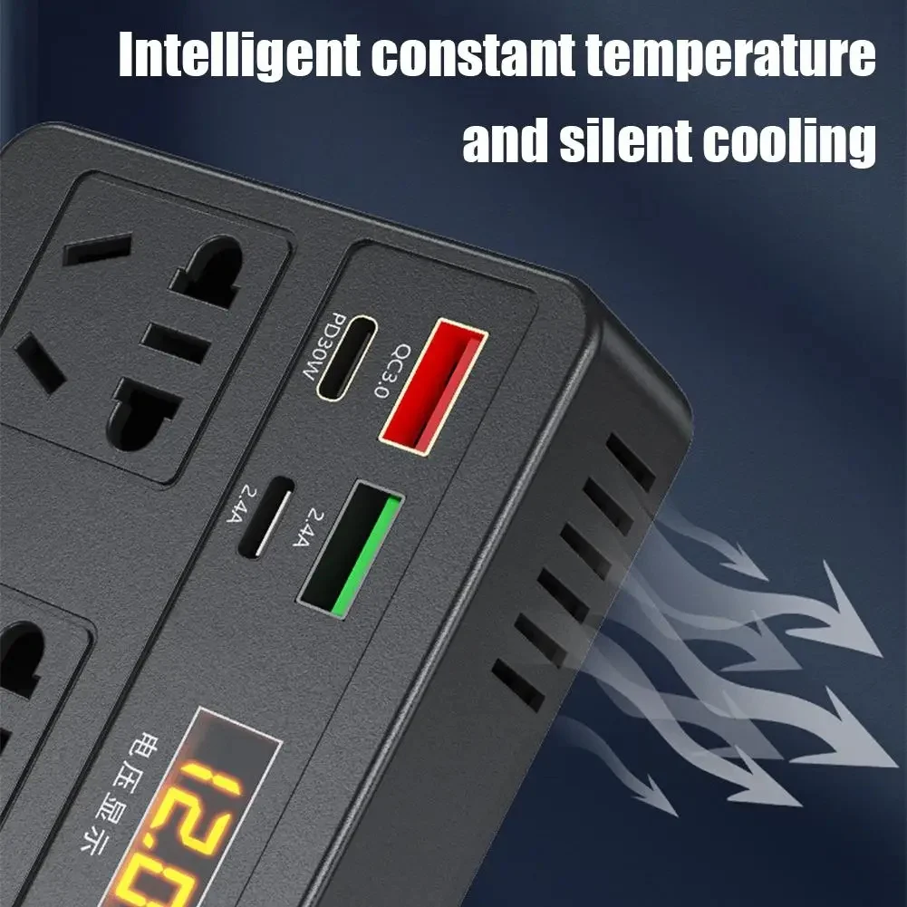 inversor-de-energia-para-carro-200w-12v-24v-dc-para-ac-220v-com-carregadores-usb-qc-30-pd-type-c-e-detector-de-tensao-b-inversor-de-energia-para-carro-2
