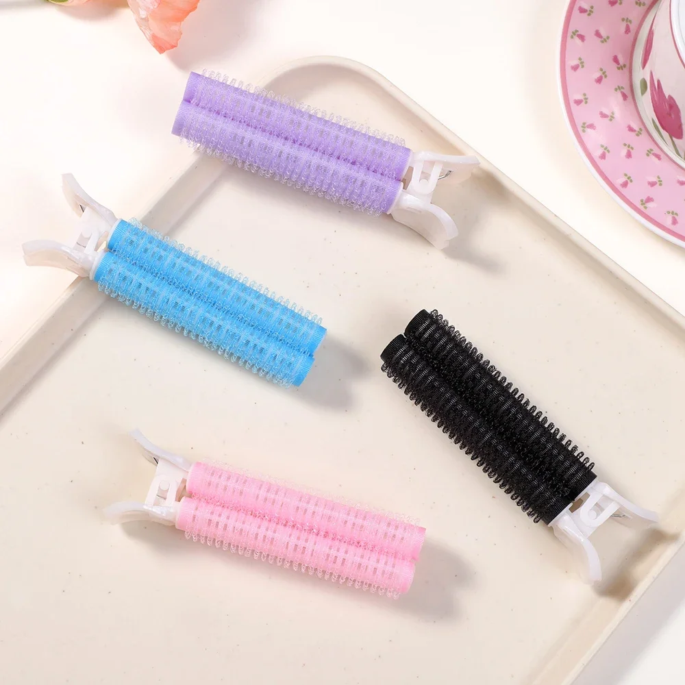 Natural Hair Root Fluffy Clips Curly Hair Rollers and Culers Bangs Hair Styling Clip Hairs Lazy Korean Styling Accessories Black