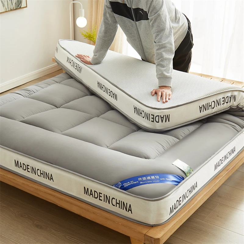 Pad Natural Latex Mattress Cover Sleeping Mat on the Floor Futon Bed Mattresses Totoro Lazy Bed Couch Living Room Cabinet Air