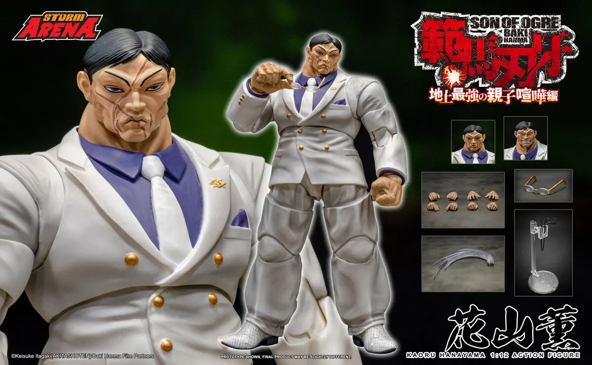 

New In Stock Original Storm Toys Arena Kaoru Hanayama 6 inches 1/12 BAKI boy ST Small size PVC Anime Figures Model Toys