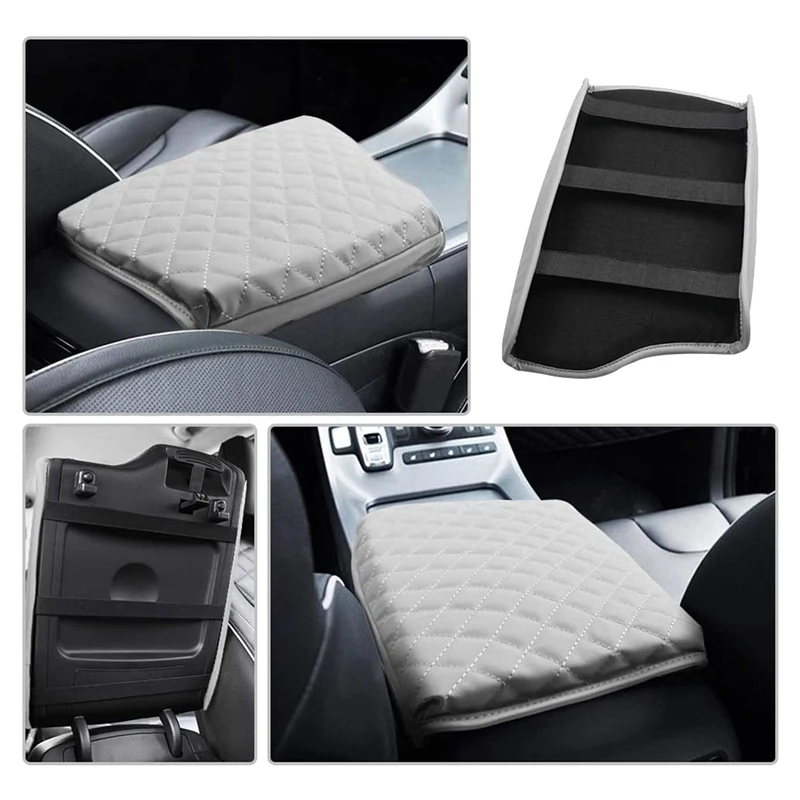 لشركة هيونداي باليسيد 2019 2020 2021 بولي Leather الجلود وحدة التحكم المركزية مسند الذراع صندوق حصيرة غطاء مراتب مضاد للماء عالي الجودة