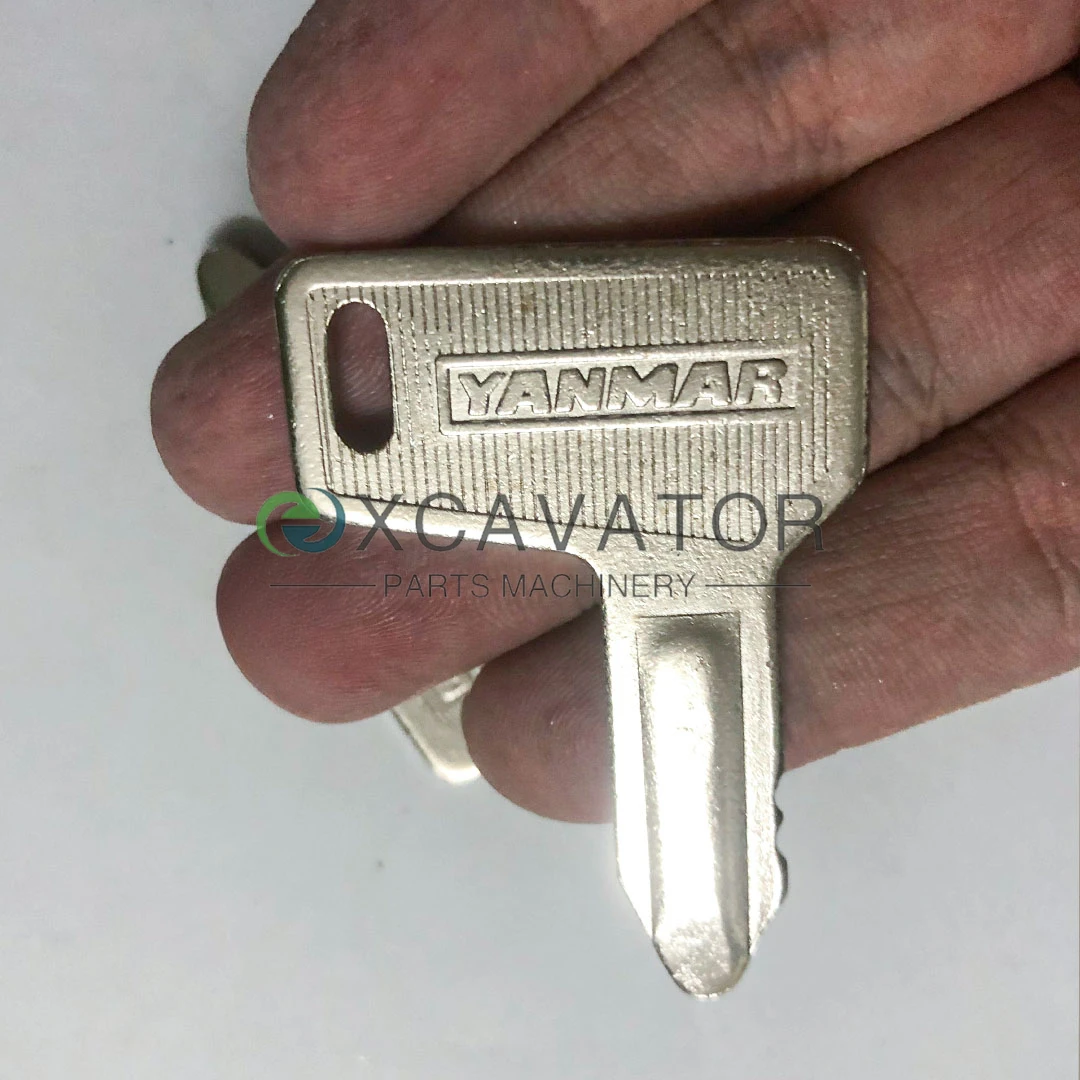 1 Piece 301 Excavator Ignition Key For Yanmar Engineering Vehicle Accessory VIO15, VIO15-2, VIO17