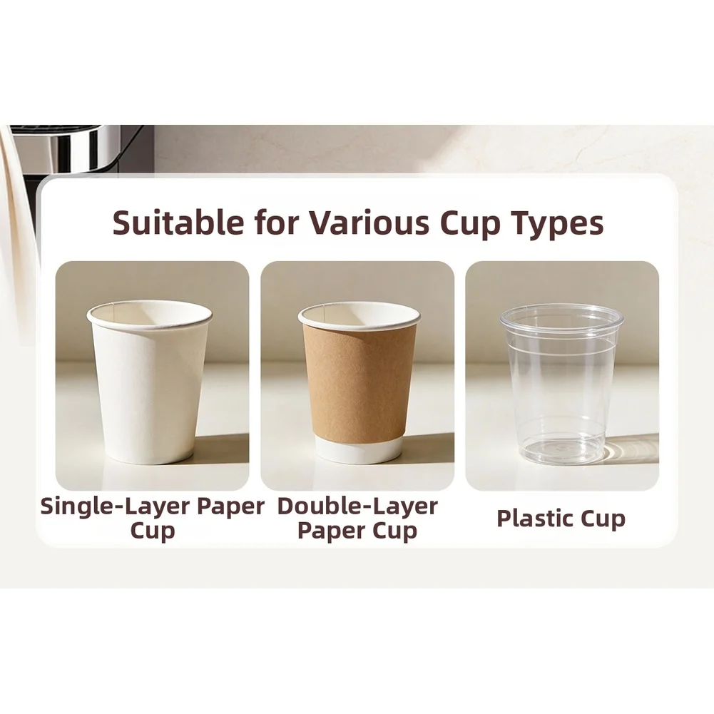 

Держатель для бумажных стаканчиков для диспенсеров воды с прозрачной крышкой для быстрого пополнения, установка без инструментов.