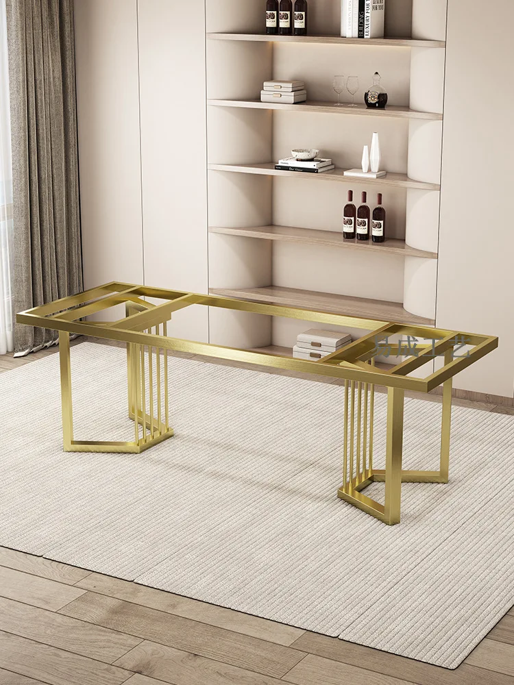 Stock slate table leg bracket stainless steel table leg office table