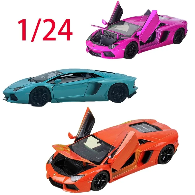 

Welly литой под давлением масштаб 1/24 Lamborghini модель автомобиля из сплава Lamborghini LP700-4 игровые транспортные средства игрушки для мальчиков оригинальная коллекция коробок
