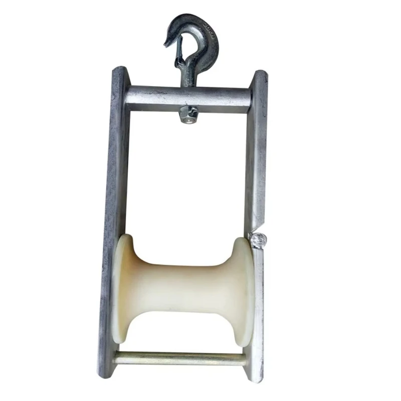 

U Pulley with Support Nylon Sheave Wheel Nylon Cable Pulley Cable Rollers 130 mm 120mm