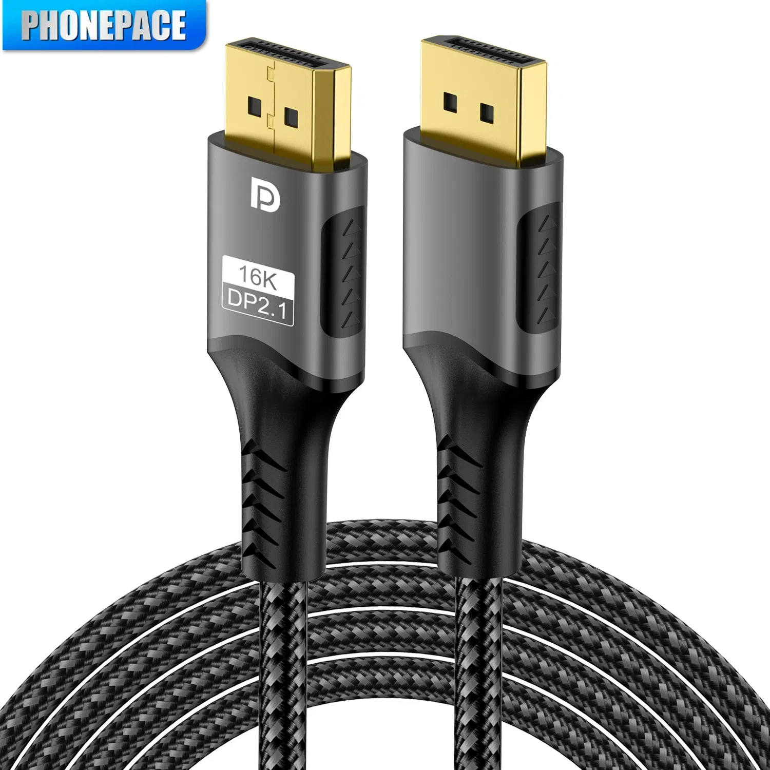 كابل HDMI 16K DP 2.1 8K@120 هرتز 4K@240 هرتز 80 جيجابت في الثانية HDR منفذ عرض الصوت للفيديو لأجهزة الكمبيوتر المحمول TV Xbox Projector شاشة الألعاب