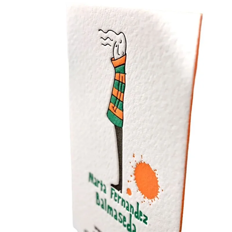 Customized Cotton Paper Embossed Debossed Stamping High-end Business Design Printing Personalized Business Cards