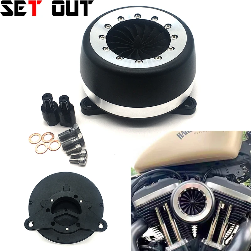 

Motorcycle Accessories Air Cleaner Intake Filter System For Harley-Davidson Sportster XL883 XL1200 X48 Iron 883 1991-2022