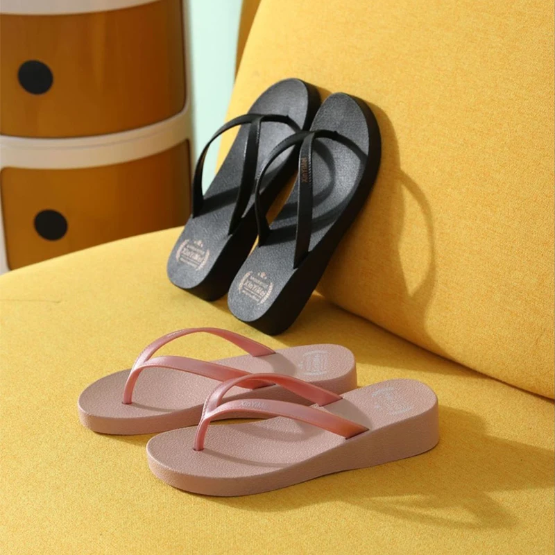 New Women Slippers Comfortable Slippers Flip Flop Women Summer Korean Fashion Casual Non-Slip Couple Flip Flops Breathable Beach