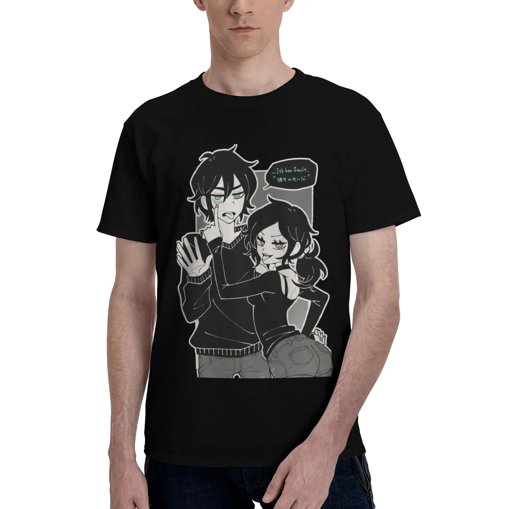 

Футболка Ashley And Andrew The Coffin Of Andy And Leyley из 100% хлопка, мужские модные футболки, мужские футболки с круглым вырезом и коротким рукавом, S-6XL