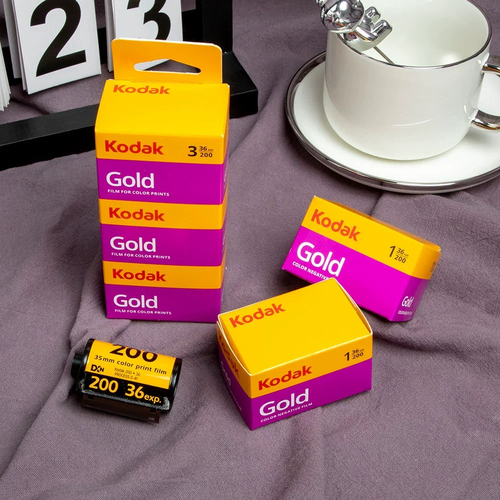 

Плёнка Kodak Color Print Film GOLD 200 135, цветная, 36 кадров на кадровую полосу, для фотоаппаратов Fujifilm Kodak H35 H35N M35 M38 F8S (1/2/5/10 рулонов)
