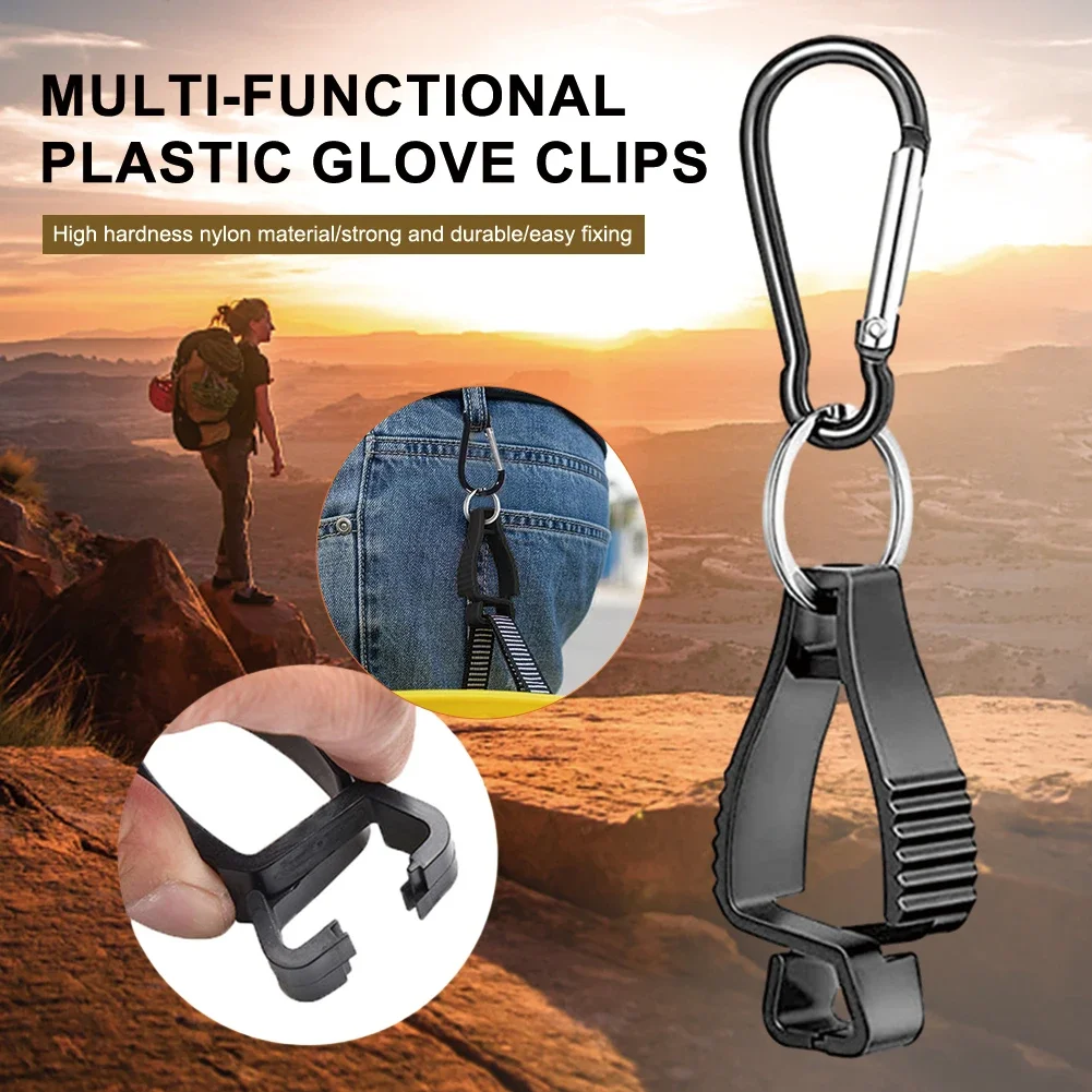 Outdoor Protective Gloves Clip Hanger Multi-purpose Safety Work Gloves Holder Anti-drop Glove Belt Clamp for Worker Construction