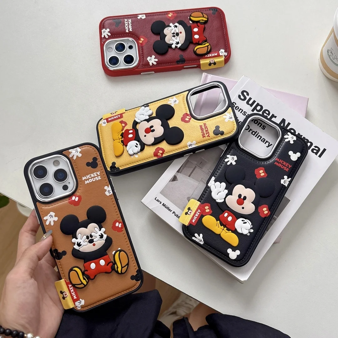 حافظة لهاتف آيفون 16 15 14 13 17 Pro Max PU DIY لهاتف هواوي ميت بورا 60 70 80