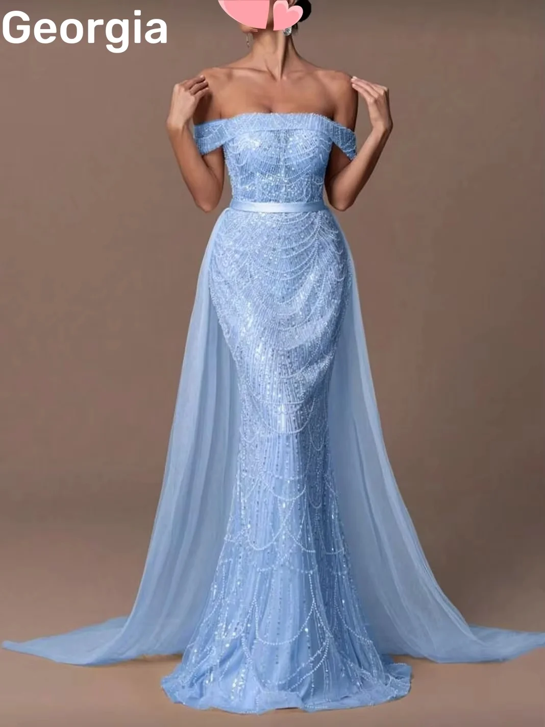 Abiti da ballo a trapezio personalizzati per abiti da sera lunghi fino al pavimento in pizzo con spalle scoperte Abito da cocktail senza maniche con cerniera