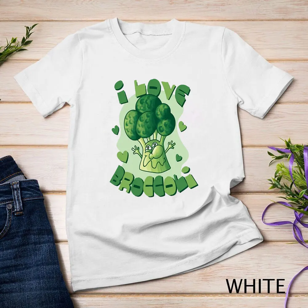 Broccoli Lover T-Shirt Vegan Women Tee Vegan Gift Broccoli Studs Plant Lover Gift Vegetable Spirit Graphic Unisex TShirt