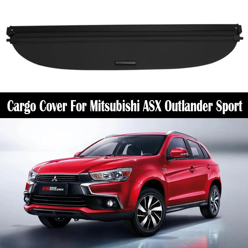 Rear Trunk Cargo Cover For Mitsubishi ASX Outlander Sport 2013-2019 Shield Shade Curtain Partition Board Privacy Blinds Security