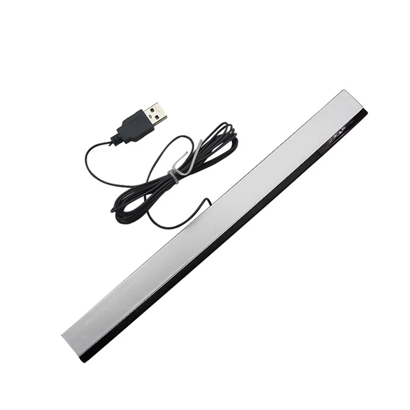 N88R Voor Wii Sensor Bar Plastic Sensor Bar Bedrade Ontvangers IR Signaal Ray USB Plug Vervanging Voor Nitendo Remote