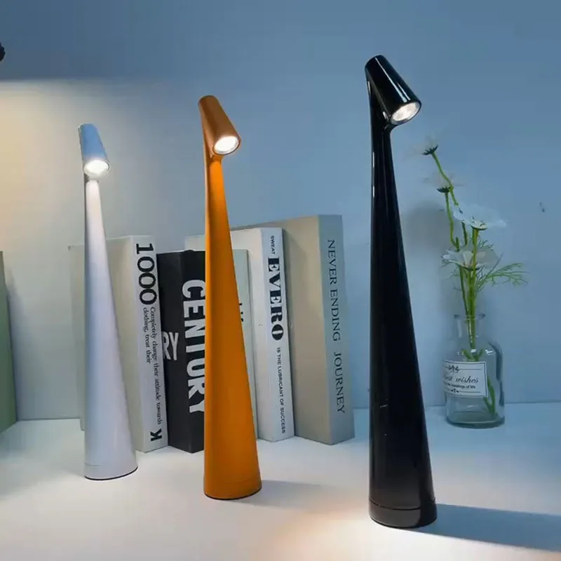 Lampe de bureau LED aste par USB, veilleuse à capteur tactile, adaptée à la décoration de la chambre à coucher du restaurant, LT042, 1PC