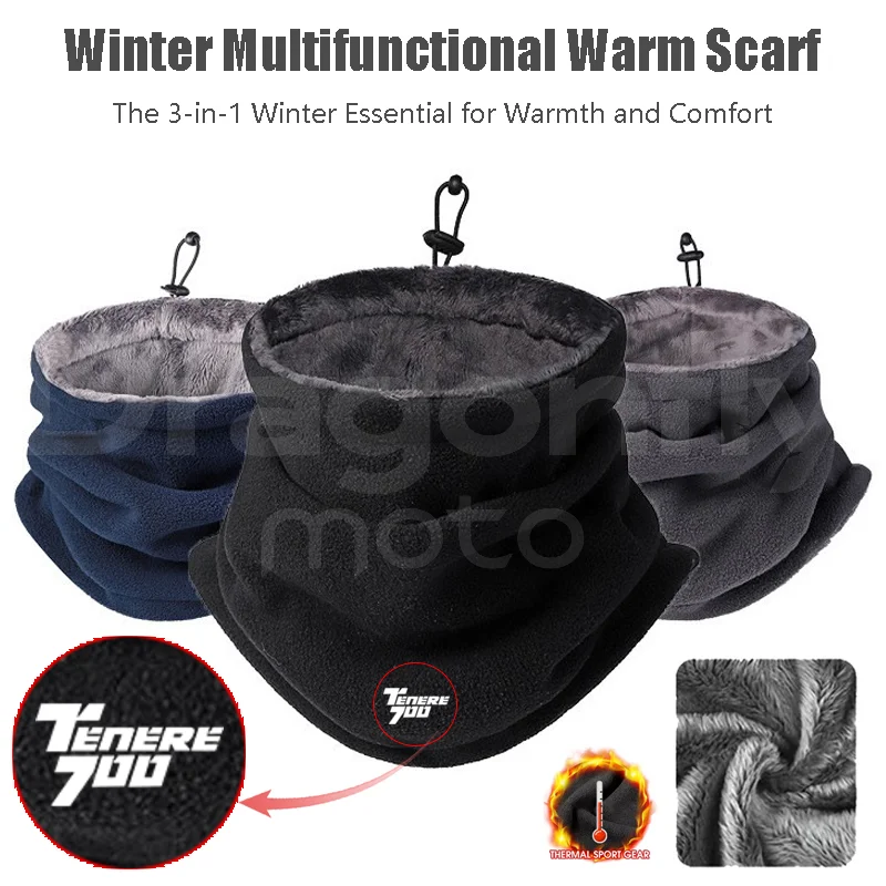

For YAMAHA TENERE 700 Tenere700 XTZ 700 T700 2020 Winter Motorcycle Warm Mask Men Women Fleece Neck Outdoor Warmer Windproof