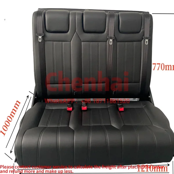 

CustomizedFactory Supplies Car Seats Bed RV Sofa Adjustable Seat Car Back 3 Seats with Recliner Mechanism