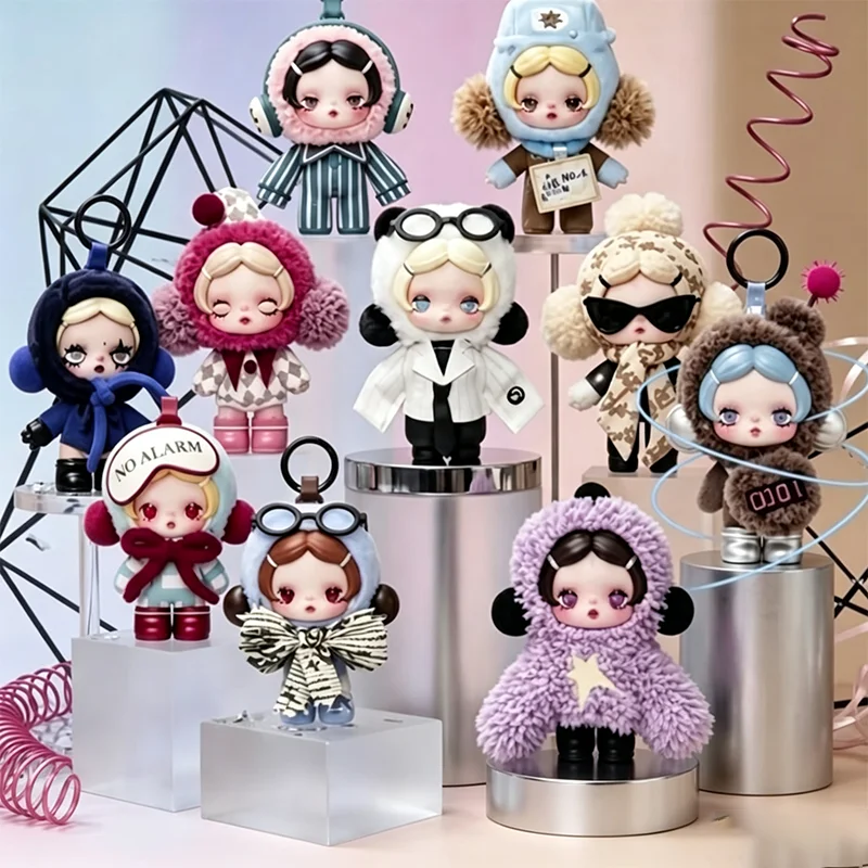 POP MART Skullpanda Off Mode Series Vinyl Plush Pendant Blind Box Panda Mystery Guess Bag Cute Dolls Toys Trendy Surprise Gift