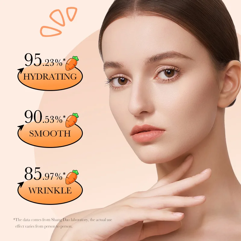 Skincare Anti-Aging Whitening Face Cream Moisturizer Carrot Facial Cream Reduce Wrinkles Firm Brighten Beauty Face Skin Care