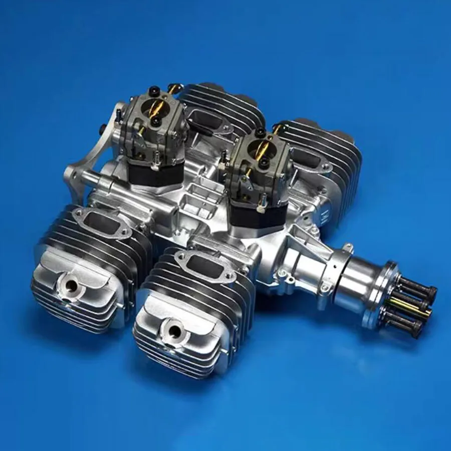 Original DLE222 Four Cylinder DLE 222CC Gasoline / Petrol Engine for RC Airplane