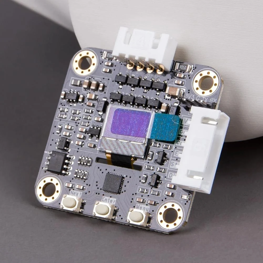 Stepper Motor Driver for NEMA17 SERVO42C V1.0 Closed-Loop Control 14-bit Encoder 7V-28V Input Compact PCB Black