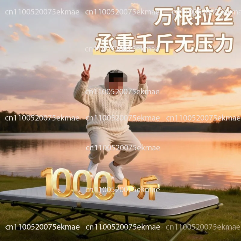 Air mattress camping tent single double air mattress bed camping essential floor bunk