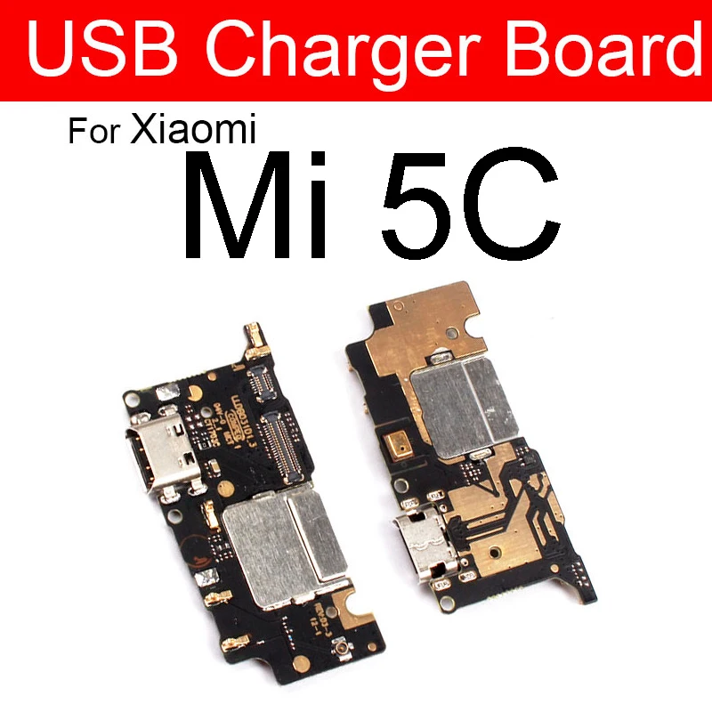 Usb Charging Jack Port Board For Xiaomi Mi 5 5c 5s 5X Mi 6 6X Charger Dock For Mi A1 A2 Connector Board Module Repair Parts