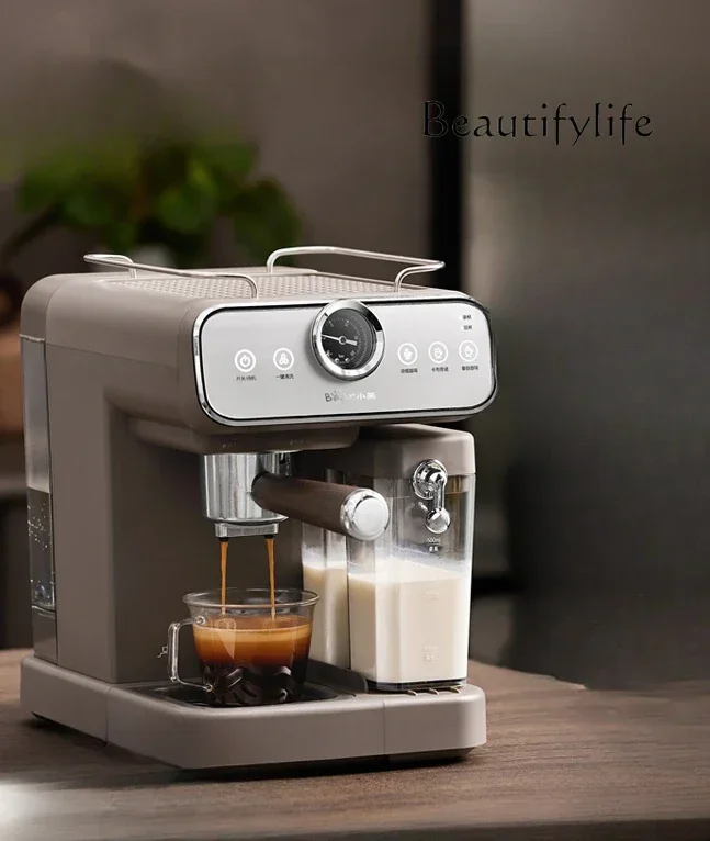 Coffee Machine Small Household Full & Semi Automatic Italian Coffee All-in-One Machine Office Grinding Coffee Pot