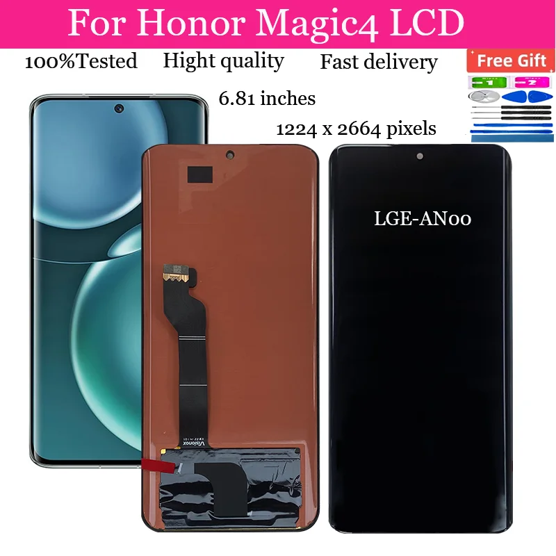 

6.81" AMOLED For Honor Magic4 LCD display Touch Screen Digitizer Assembly Replacement For HUAWEI Honor Magic 4 LCD LGE-AN00