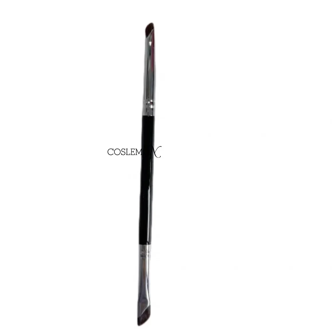 1 pz doppia testa lama Eyeliner pennello piatto angolo obliquo baco da seta posa ombretto Ultra sottile Fine dettagli pennelli strumenti cosmetici