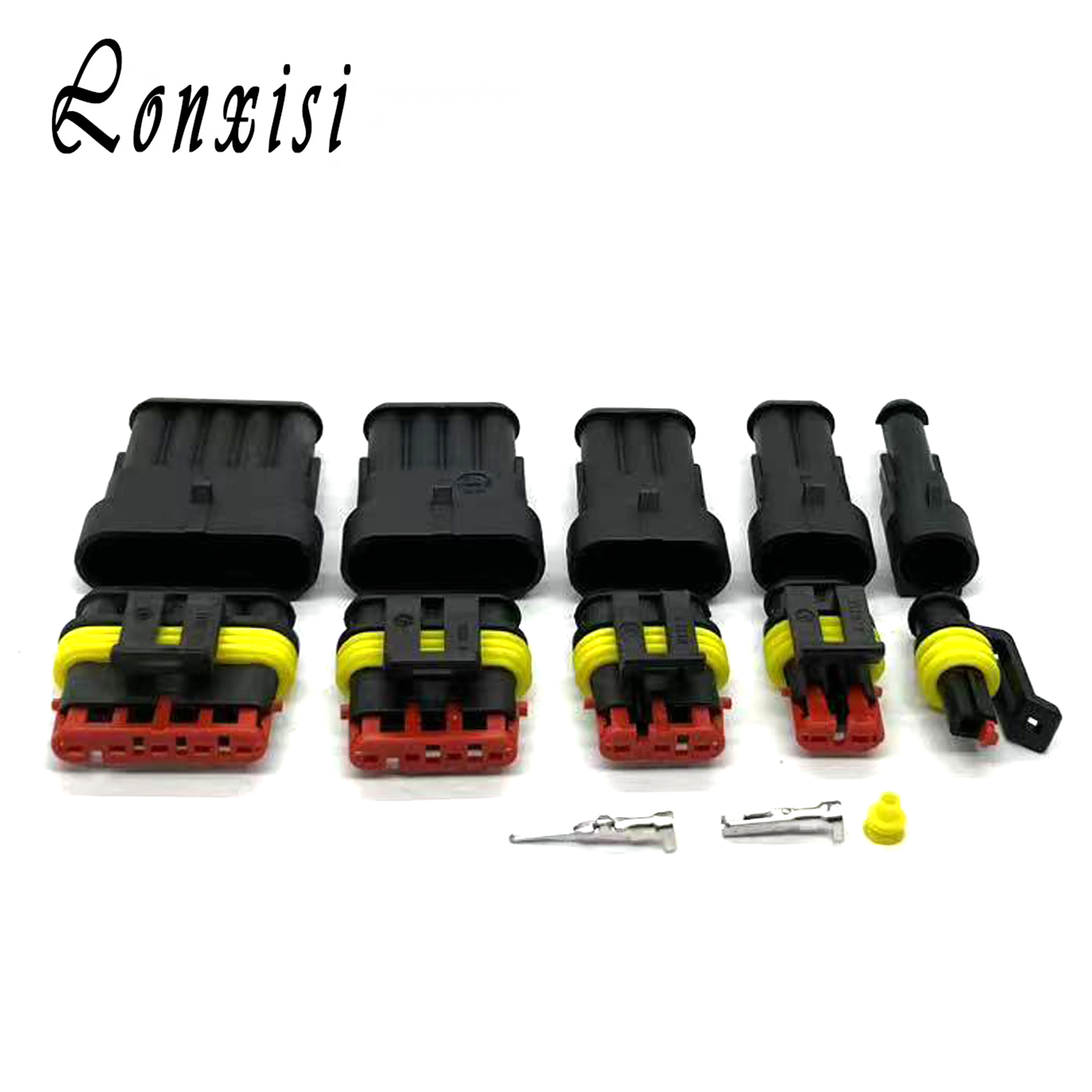 

1 Set 1 2 3 4 5 6 Pin 282107-1 282089-1 Automotive Connector 282080-1 282087-1 282088-1 282090-1 282108-1 For Car Xenon Lamp
